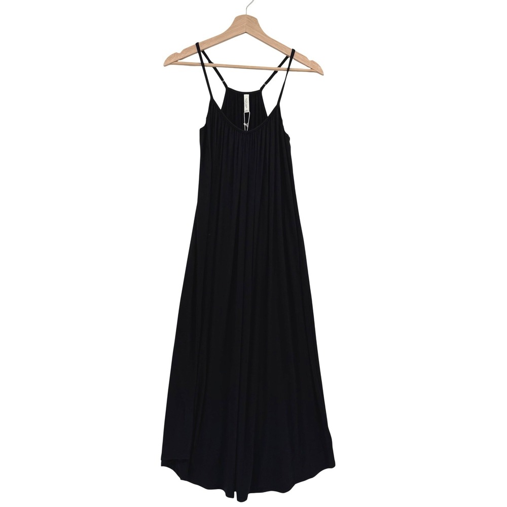 NWT Gentle Fawn Dayton Black Maxi Dress XXS Sustainable Fashion Swim Cover Up‎